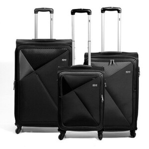 Set Valija Elf 3580 Negro 20/24/28 4Ruedas
